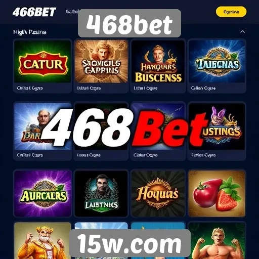 Jogos populares disponíveis no site 468bet